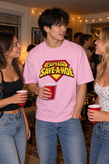 Captain Save A Hoe – Unisex Pure Cotton Graphic T-Shirt