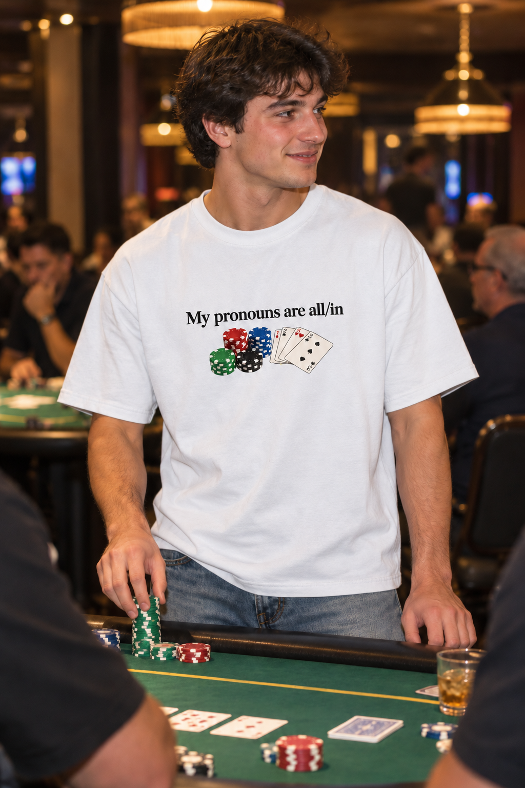 My Pronouns Are All/In Tee