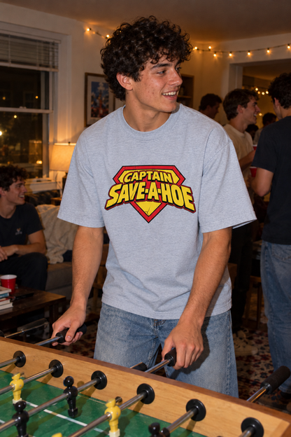 Captain Save A Hoe – Unisex Pure Cotton Graphic T-Shirt